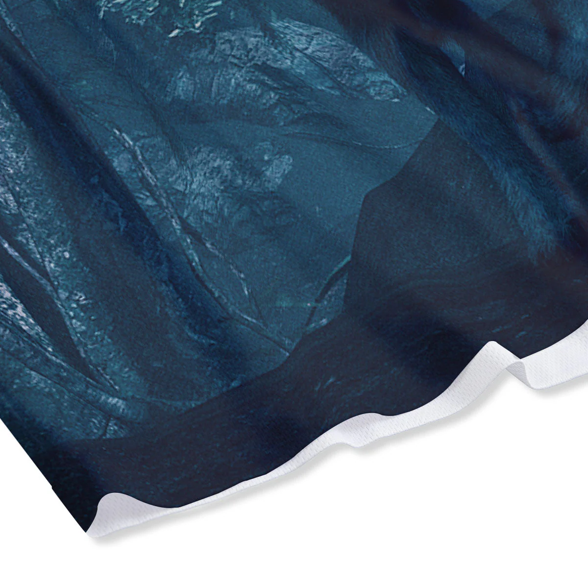 Wolf Jungle Print Mesh Shorts - Image 4