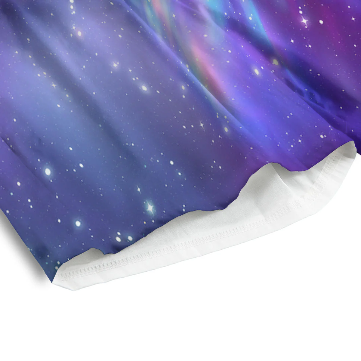 Wolf Spirit Aurora Howling Print Men's Athletic Shorts - Image 4