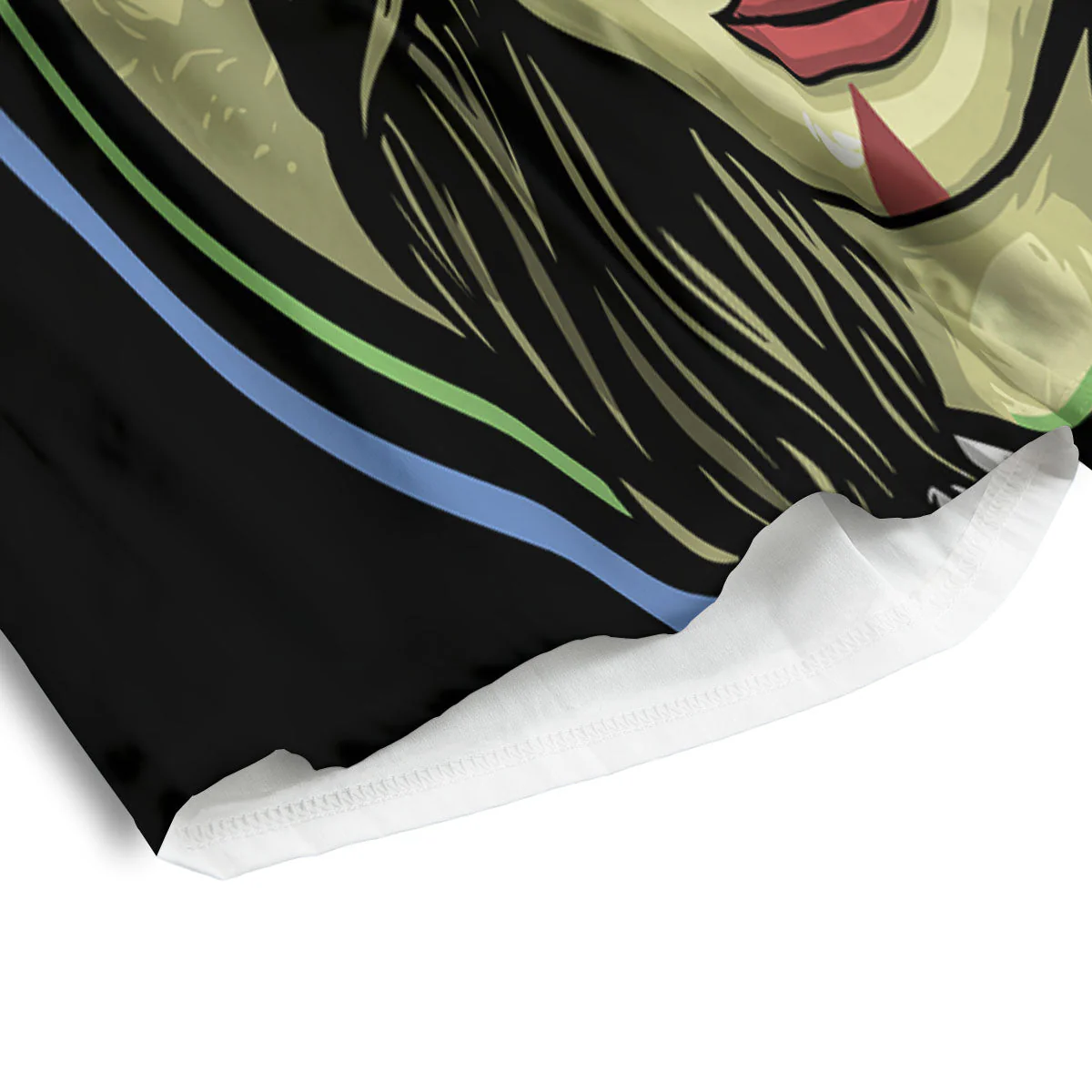 Woman Portrait Native Indian Print Men's Athletic Shorts - Image 4