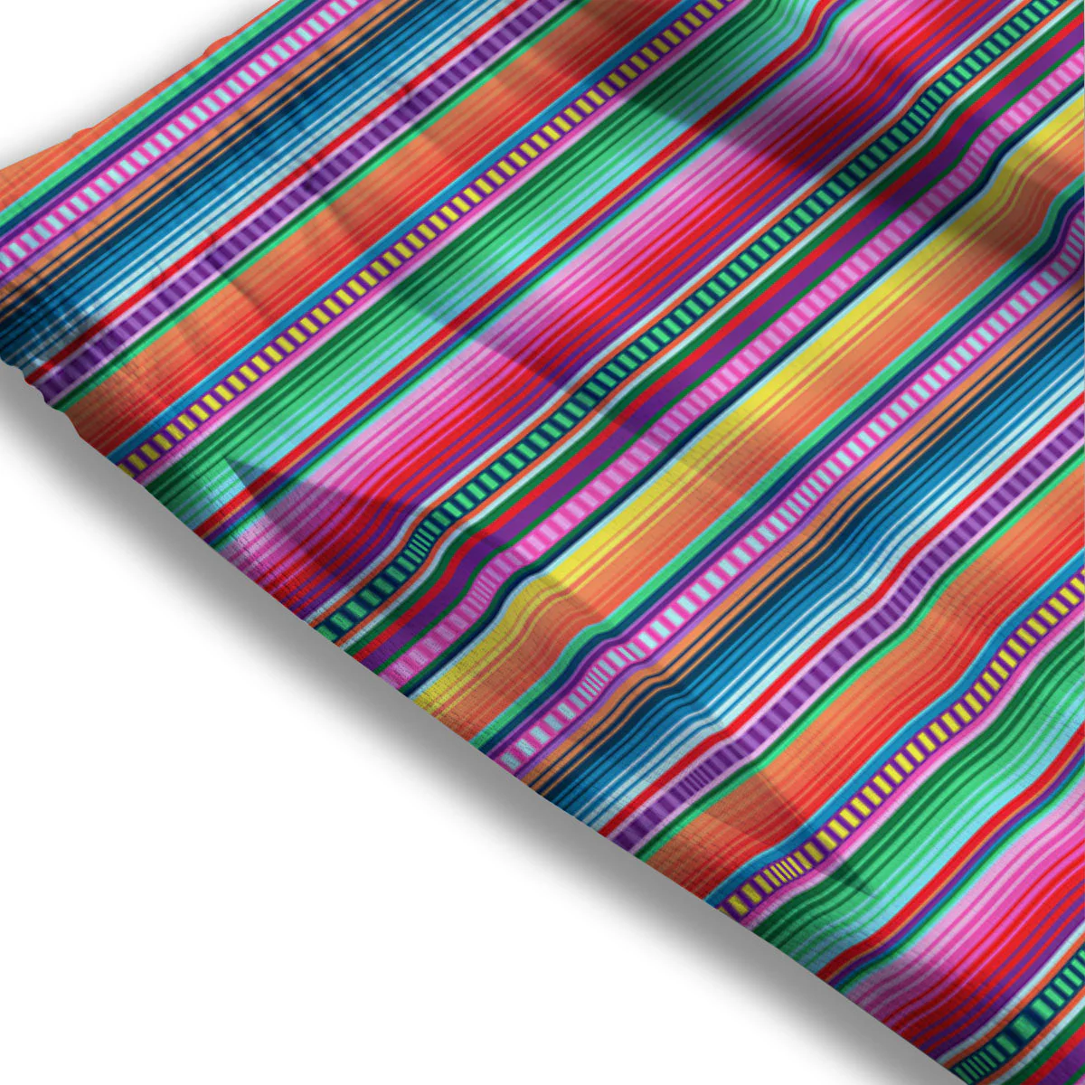 Woven Ethnic Mexican Print Pattern Mesh Shorts - Image 3