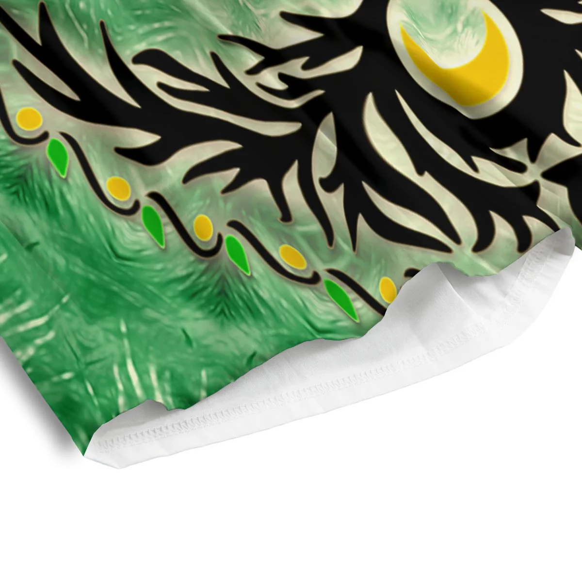 Yggdrasil Moon And Sun Print Men's Athletic Shorts - Image 4