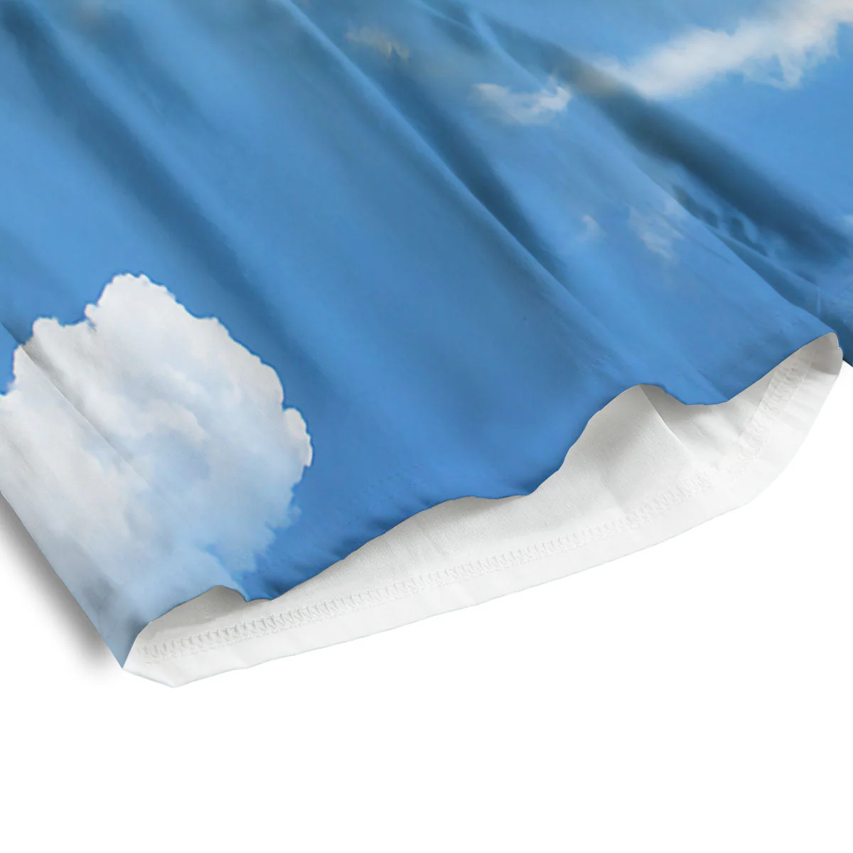 Yin Yang Space And Sky Print Men's Athletic Shorts - Image 4
