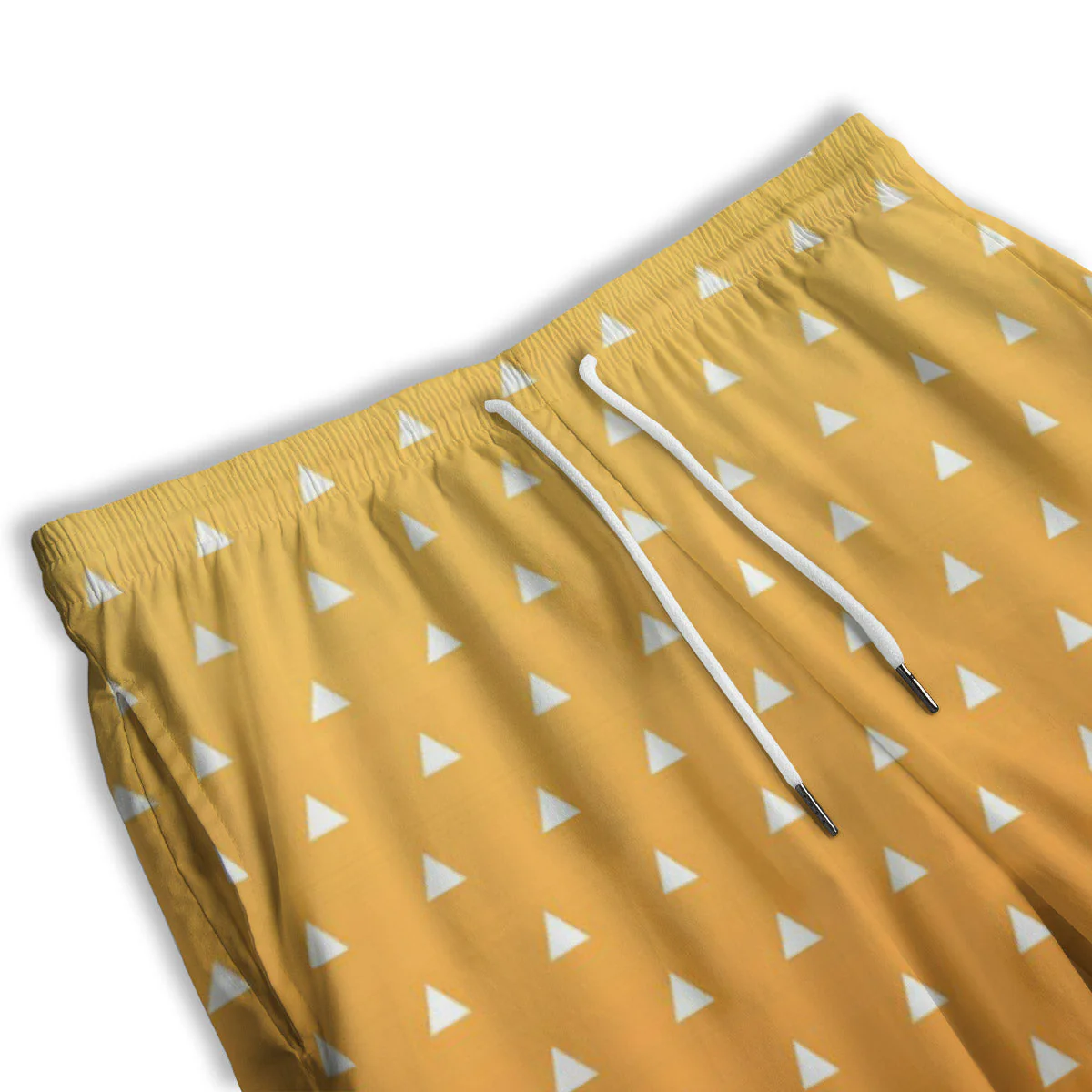 Zenitsu Print Pattern Men's Athletic Shorts - Image 3
