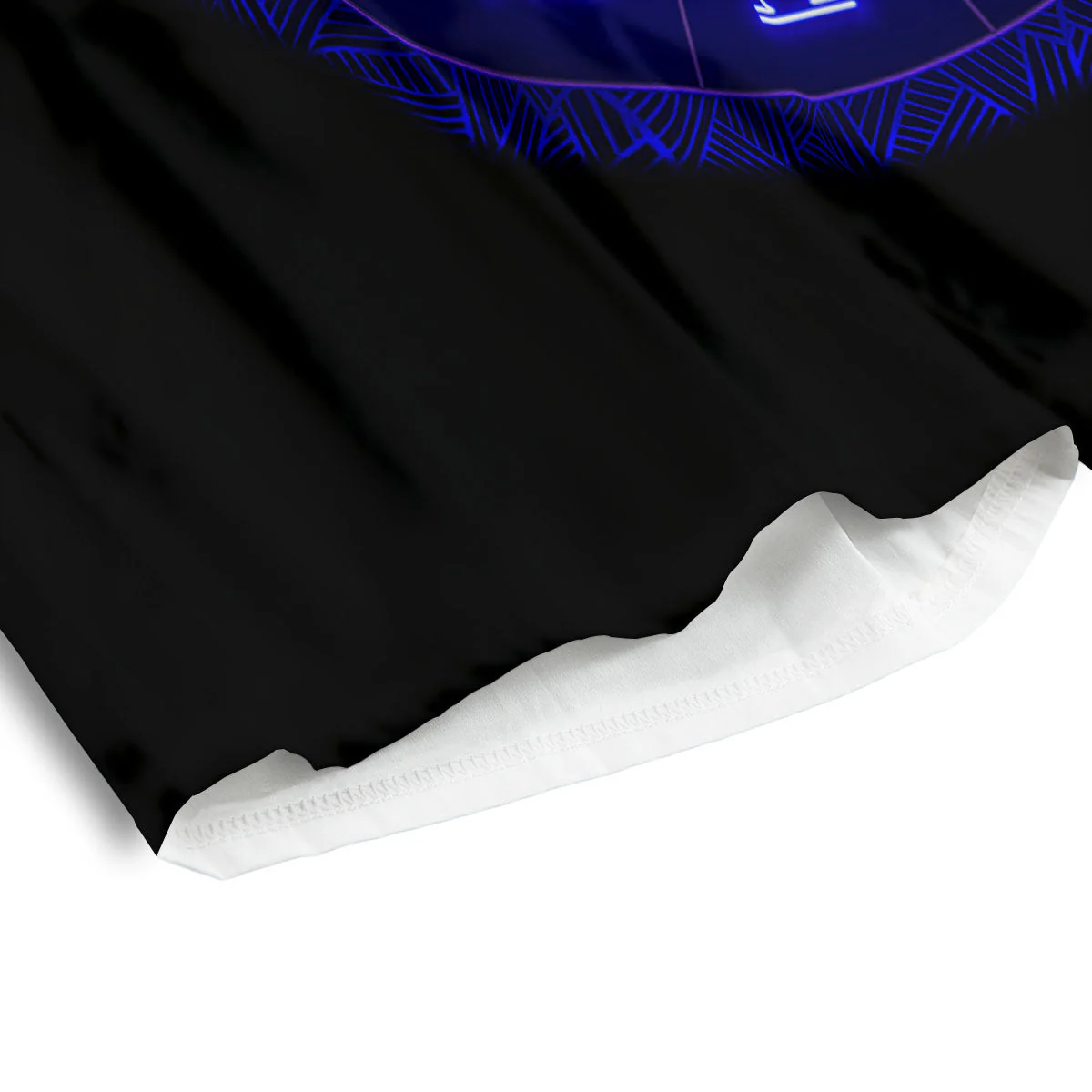 Zodiac Sign Dark Virgo Print Men's Athletic Shorts - Image 4