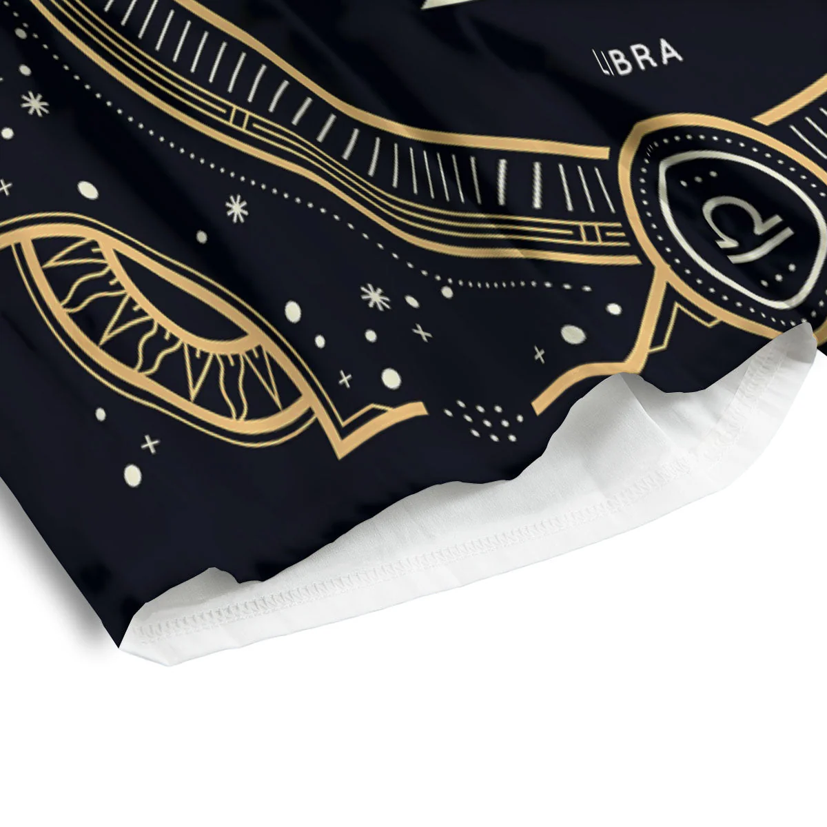 Zodiac Sign Vintage Libra Print Men's Athletic Shorts - Image 4