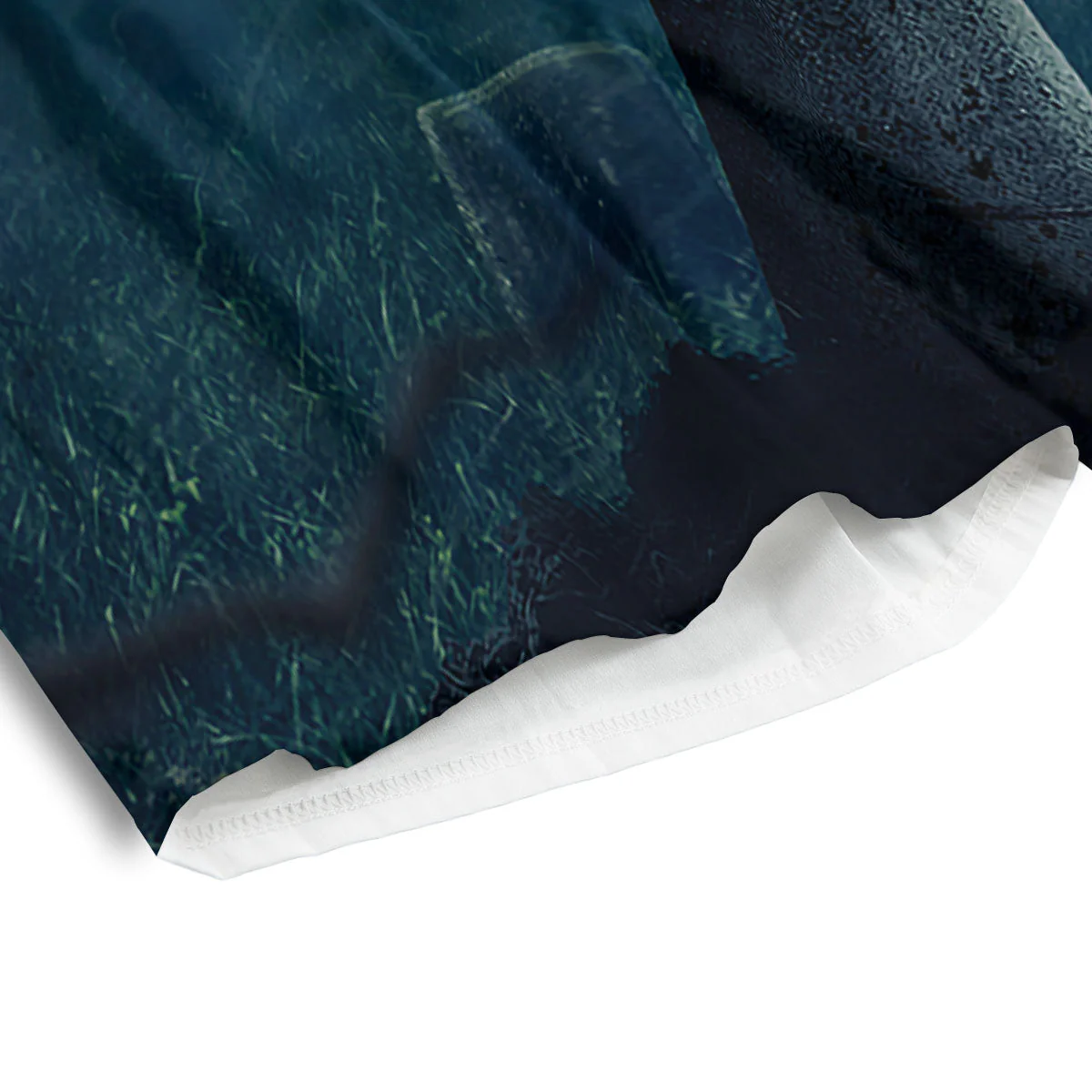 Zombie Hand Rising From Grave Print Men's Athletic Shorts - Image 4