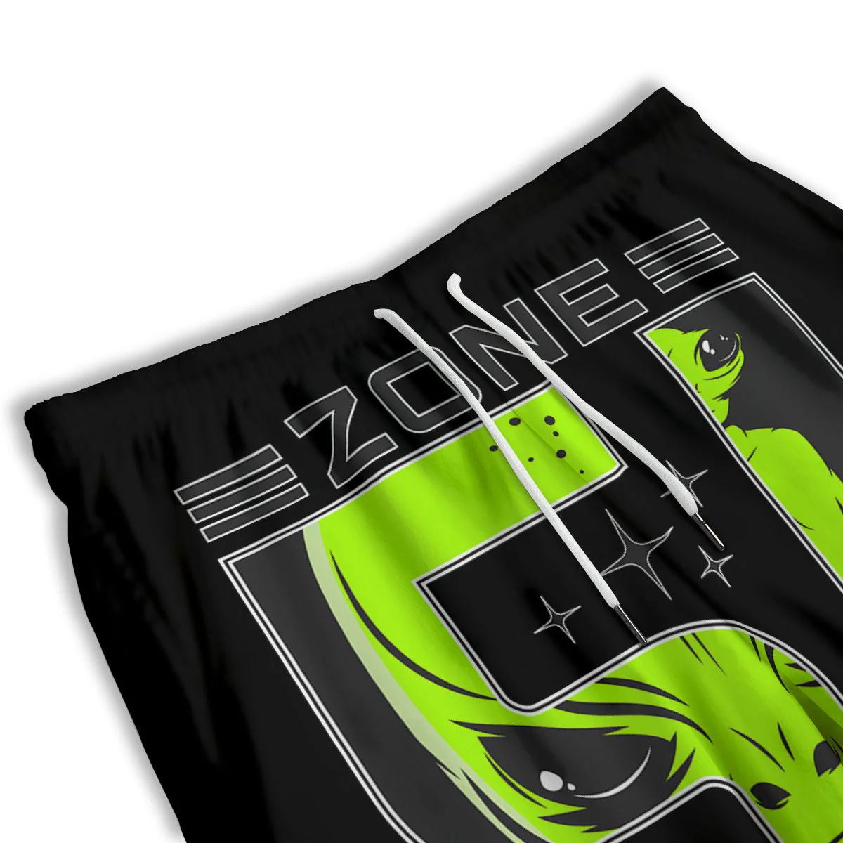 Zone 51 Alien And UFO Print Men's Athletic Shorts - Image 3