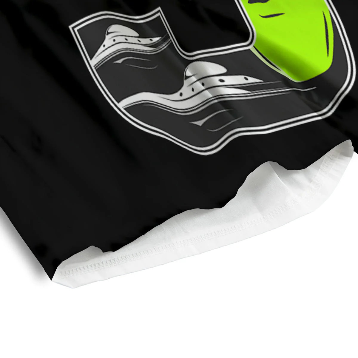 Zone 51 Alien And UFO Print Men's Athletic Shorts - Image 4